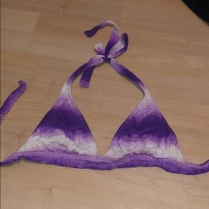 purple bathing suit top